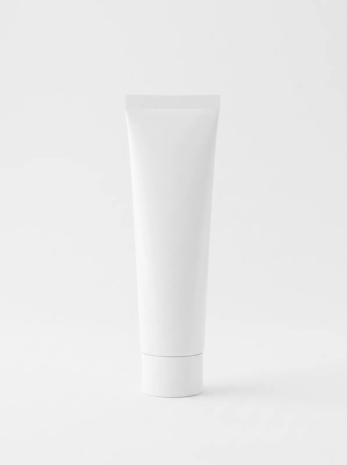 A plain toothpaste tube
